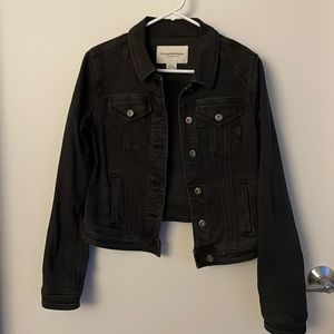 Pilcro/Anthro Black Jean Jacket - Size S